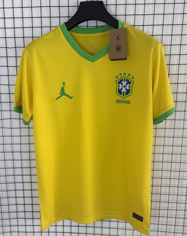 26-27 Brazil Yellow Special Edition Training shirts (JD标)