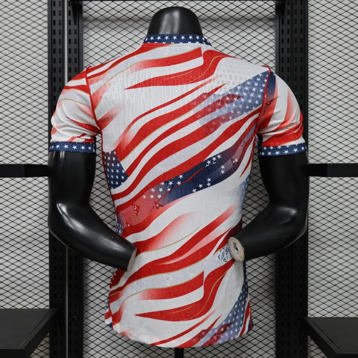 26-27 USA Red Blue Special Edition Player Version Training shirts