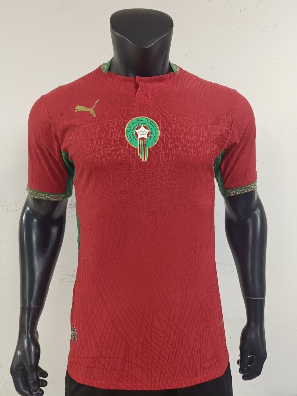 26-27 Morocco Home Player Version Soccer Jersey
