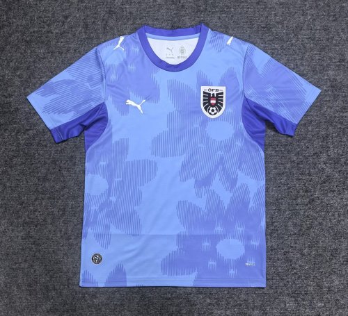 26-27 Austria Blue Fans Soccer Jersey