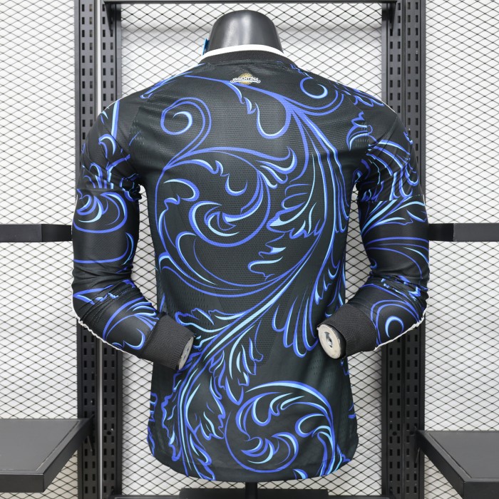 26-27 Argentina Away Long Sleeve Player Version Soccer Jersey(带胸前盾）