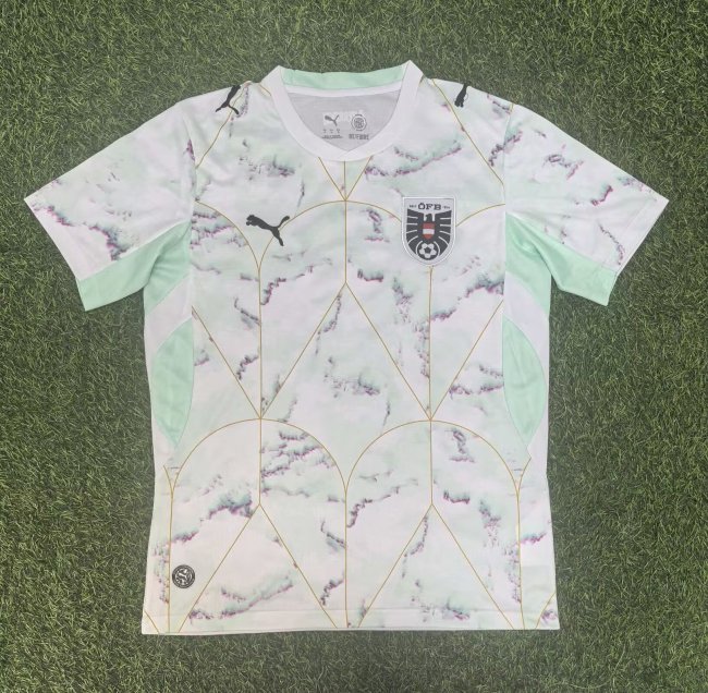 26-27 Austria Away Fans Soccer Jersey