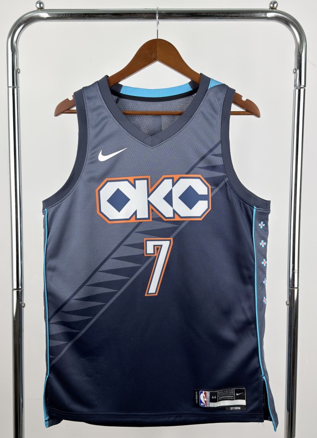 25-26 OKC Thunder HOLMGREN #7 City Edition Top Quality Hot Pressing NBA Jersey
