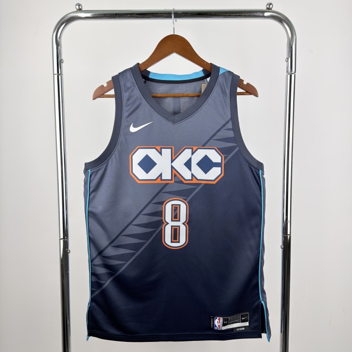 25-26 OKC Thunder WILLIAMS #8 City Edition Top Quality Hot Pressing NBA Jersey