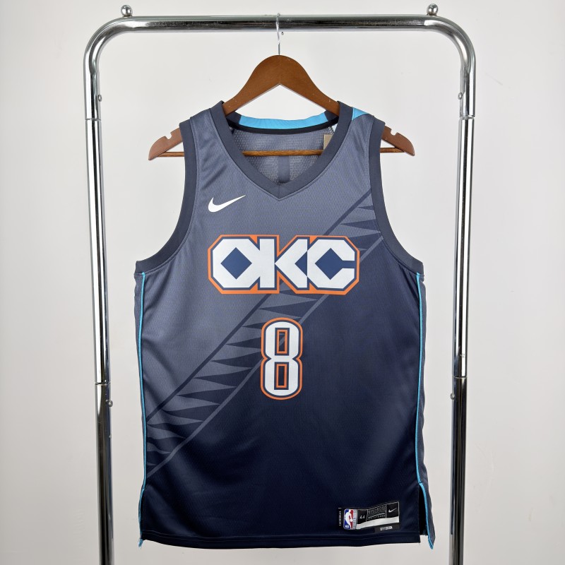 25-26 OKC Thunder WILLIAMS #8 City Edition Top Quality Hot Pressing NBA Jersey