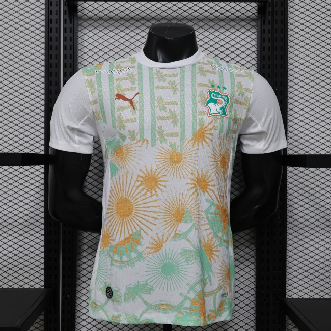 26-27 Ivory Coast Away Player Version Soccer Jersey