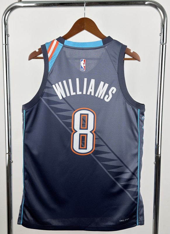 25-26 Trail Blazers AVDIJA #8 Black Top Quality Hot Pressing NBA Jersey