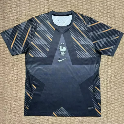 26-27 France Grey Goalkeeper Fans Soccer Jersey