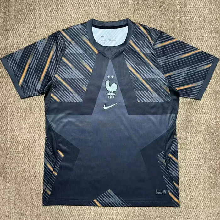 26-27 France Grey Goalkeeper Fans Soccer Jersey