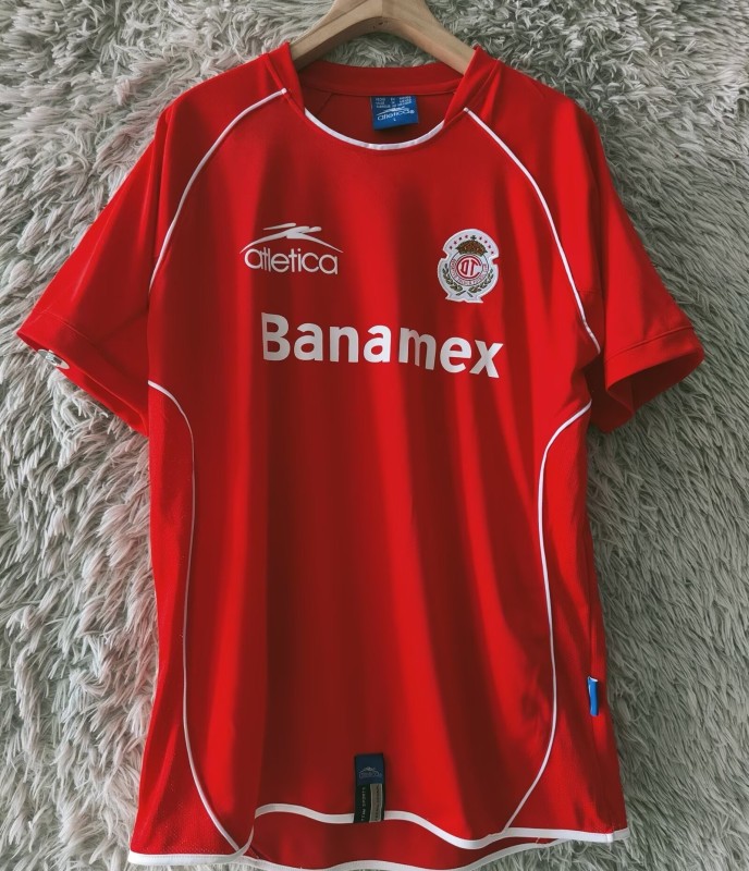 2005-2006 Toluca Home Retro Soccer Jersey