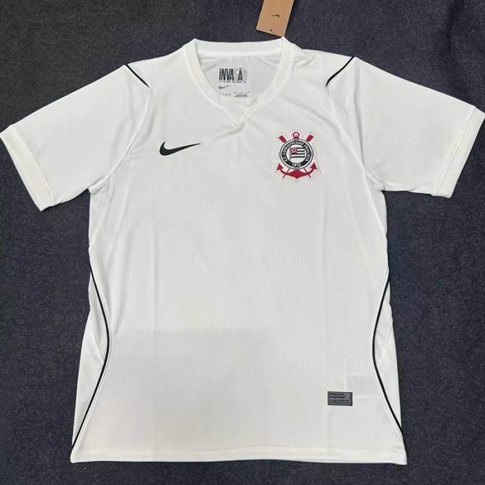 26-27 Corinthians Home Fans Soccer Jersey