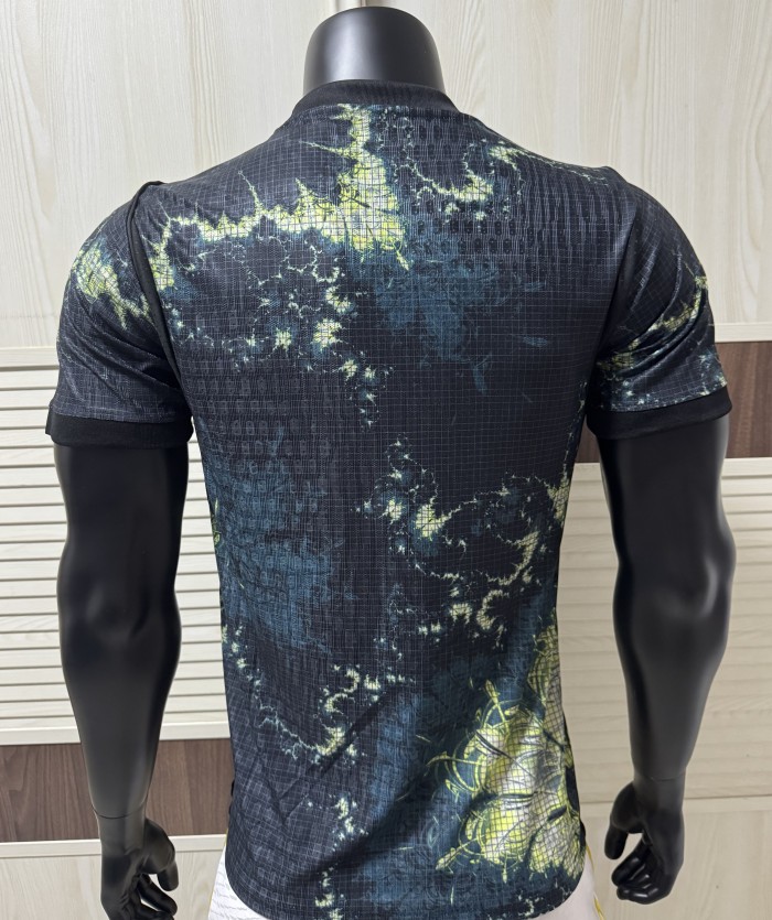 26-27 Netherlands Black Goalkeeper Player Version Soccer Jersey