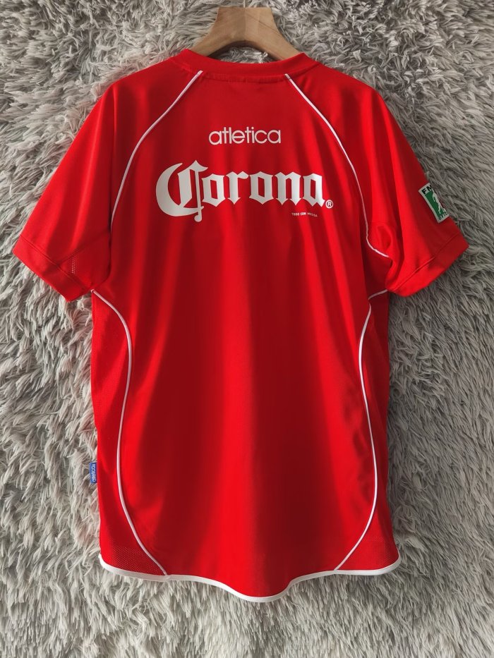 2005-2006 Toluca Home Retro Soccer Jersey