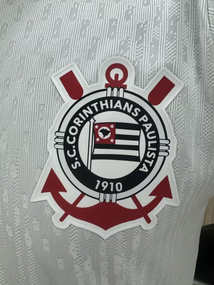26-27 Corinthians Home Player Version Soccer Jersey