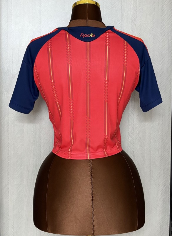 26-27 Spain Home Women Soccer Jersey (女)