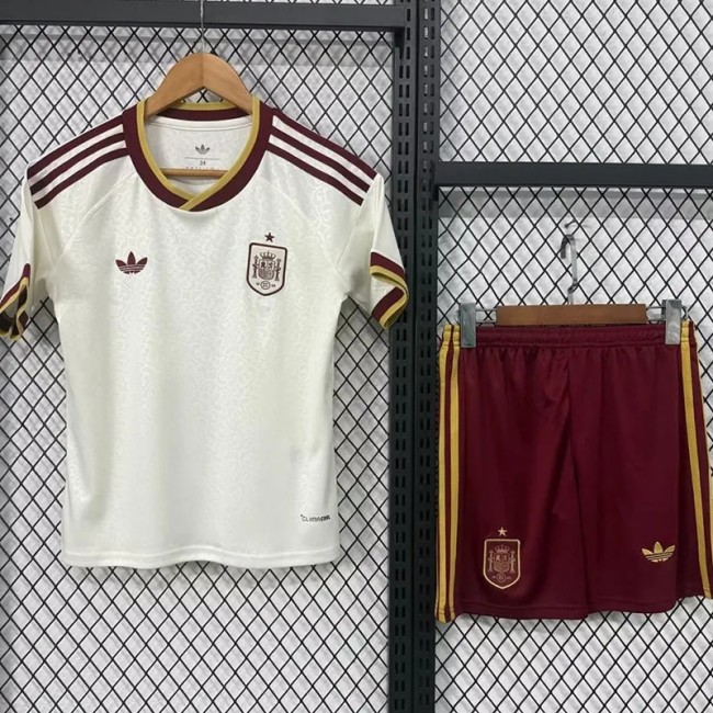 26-27 Spain Away Kids Soccer Jersey