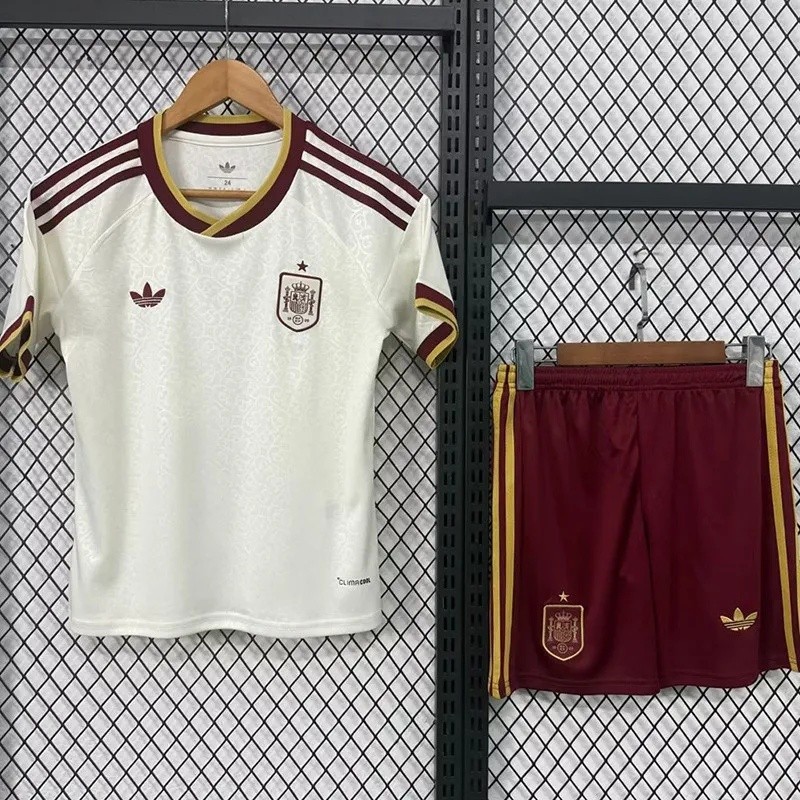 26-27 Spain Away Kids Soccer Jersey