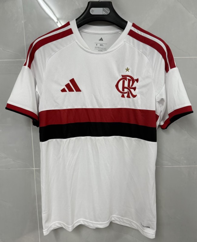26-27 Flamengo Away  Fans Soccer Jersey