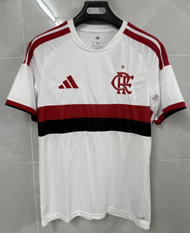 26-27 Flamengo Away  Fans Soccer Jersey