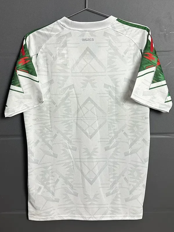 26-27 Mexico White Green Special Edition Fans Training shirts