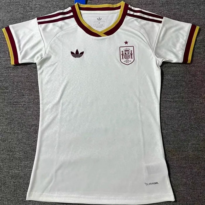 26-27 Spain Away Women Soccer Jersey (女)