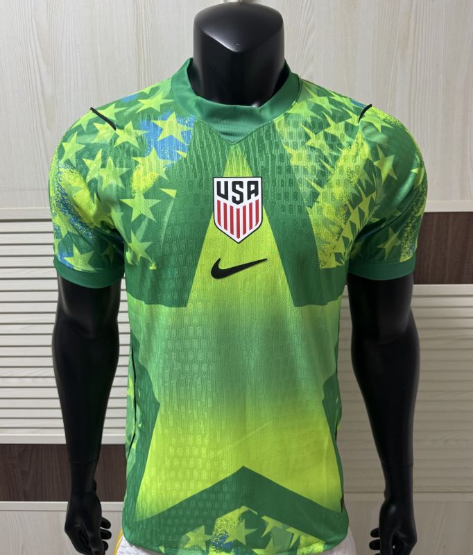 26-27 USA Goalkeeper Player Version Soccer Jersey