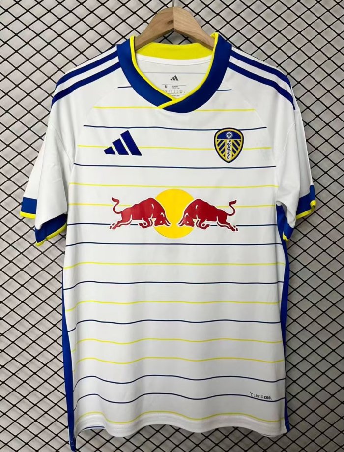 26-27 Leeds United White Special Edition Fans Soccer Jersey