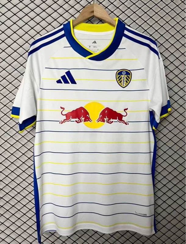 26-27 Leeds United White Special Edition Fans Soccer Jersey