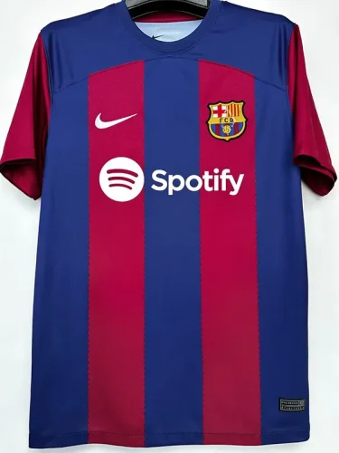 23-24 BAR Home Fans Soccer Jersey 胸前带广告