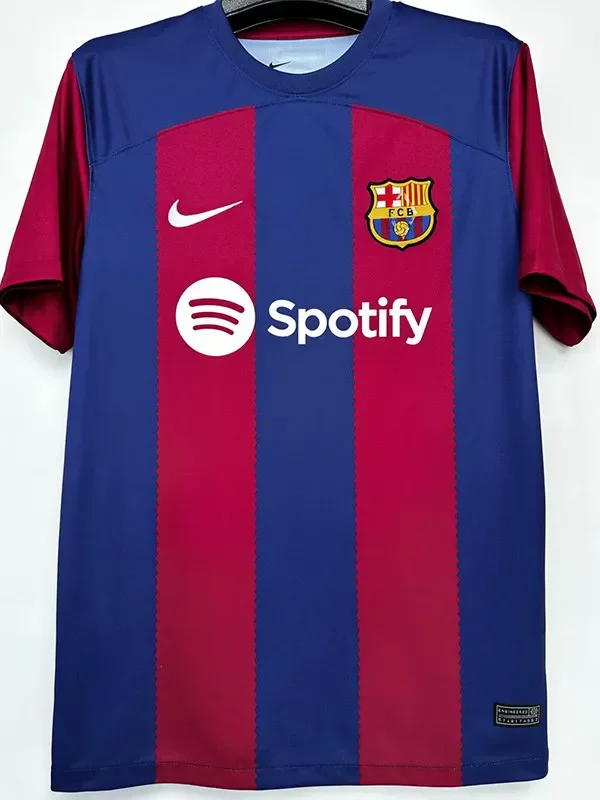 23-24 BAR Home Fans Soccer Jersey 胸前带广告