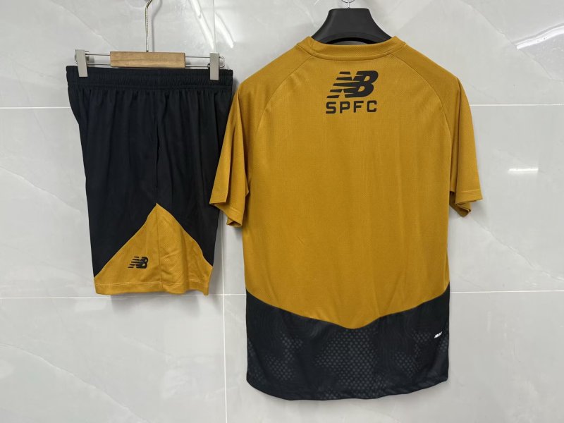 26-27 Sao Paulo Yellow Training Short Suit