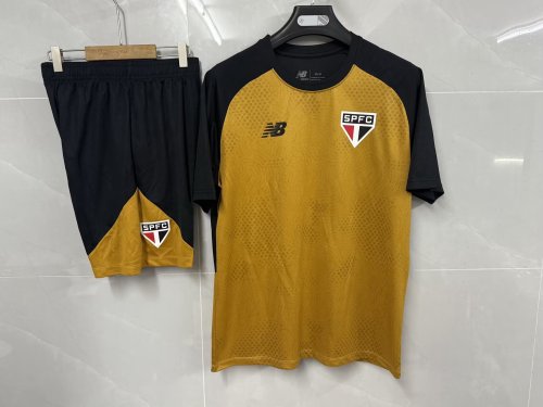 26-27 Sao Paulo Yellow Training Short Suit