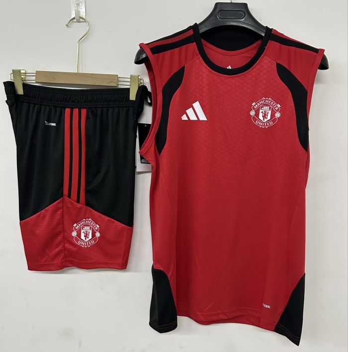 26-27 Man Utd Red Tank top and shorts suit