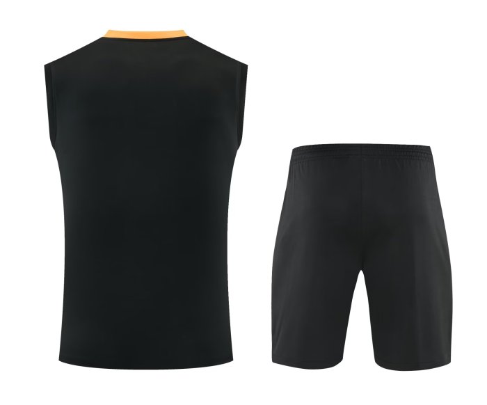 26-27 INT Black Tank top and shorts suit