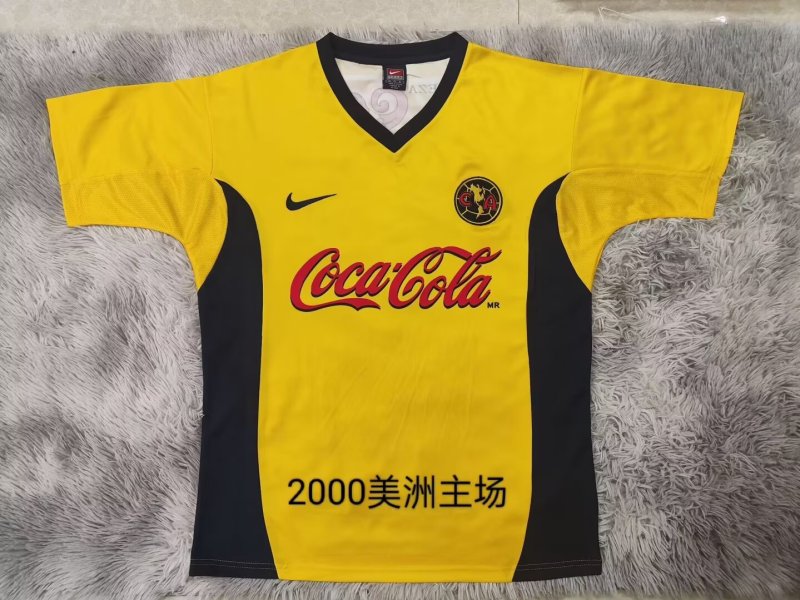 2000-2001 Club America Home Retro Soccer Jersey
