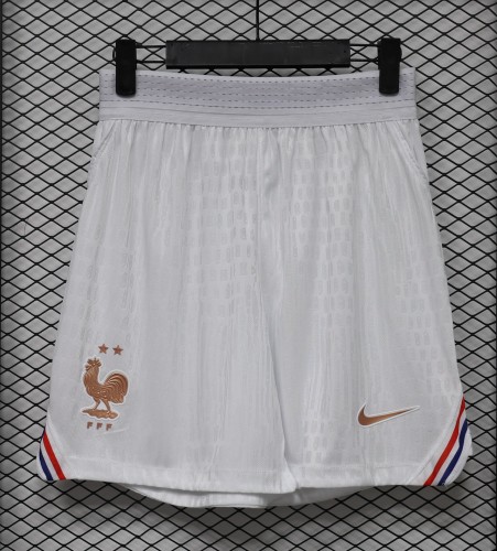 26-27 France Home White Player Version Shorts Pants(球员短裤)