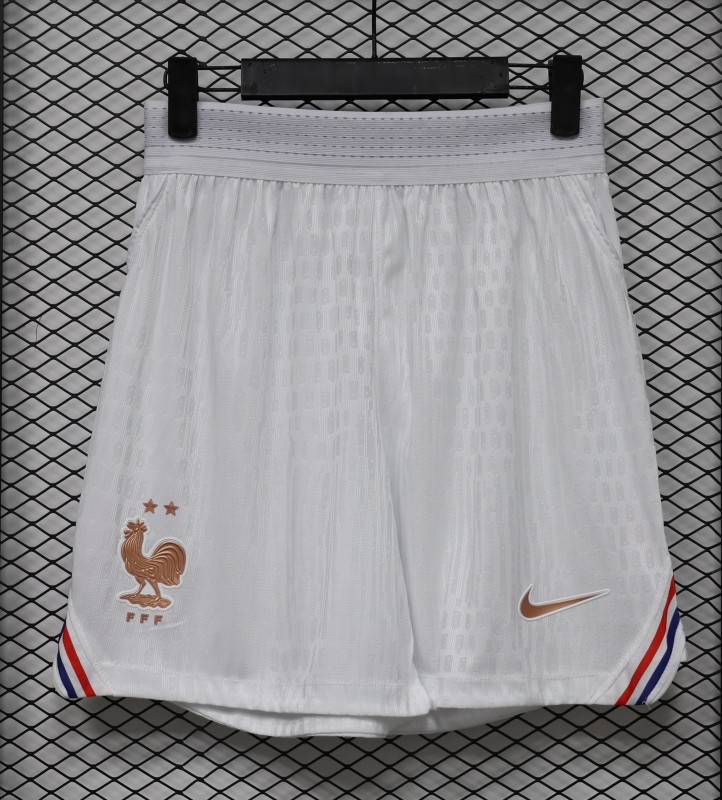 26-27 France Home White Player Version Shorts Pants(球员短裤)