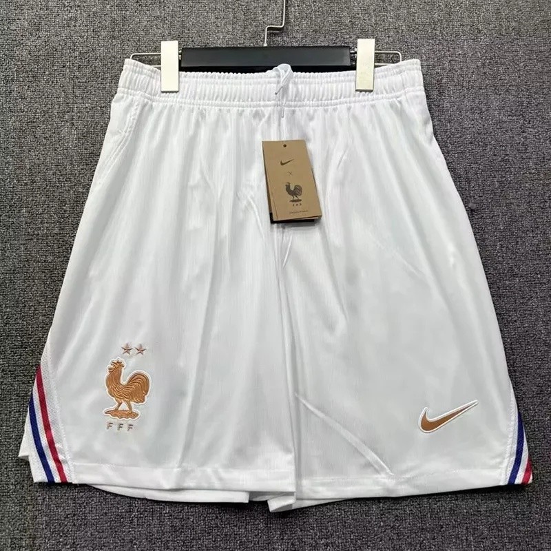 26-27 France Home White Shorts Pants