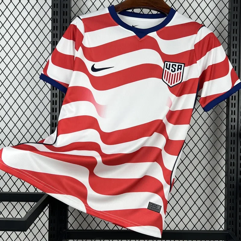 26-27 USA Home Fans Soccer Jersey (前空白)(Right-Arm Patch)