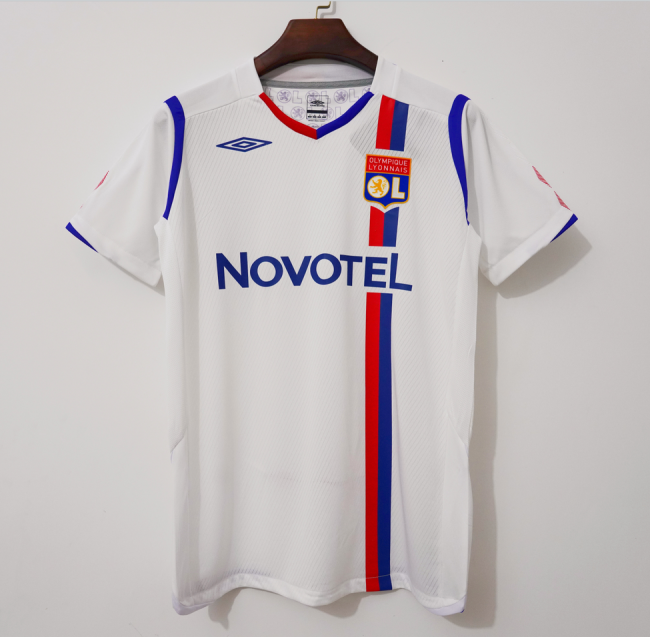 2008-2009 Lyon Home Retro Soccer Jersey