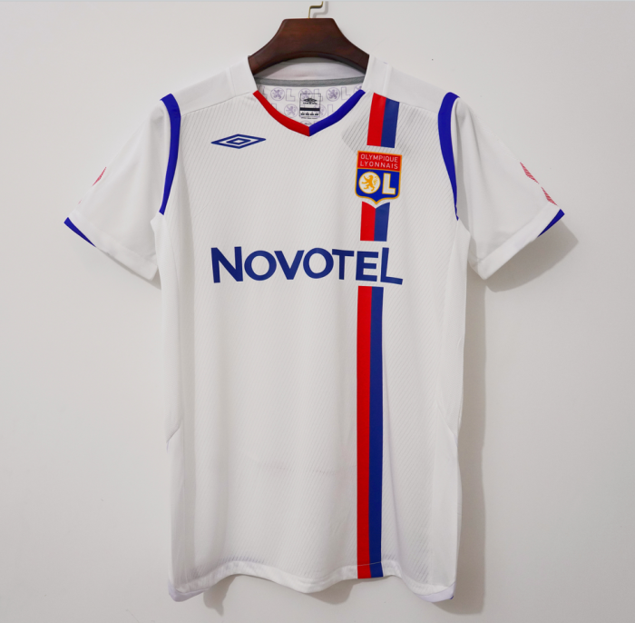 2008-2009 Lyon Home Retro Soccer Jersey