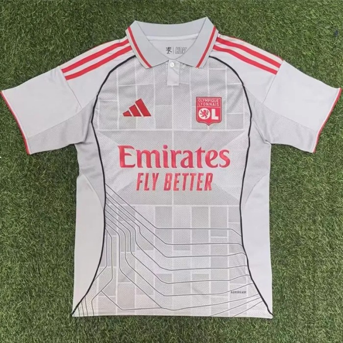 25-26 Lyon Third Fans Soccer Jersey