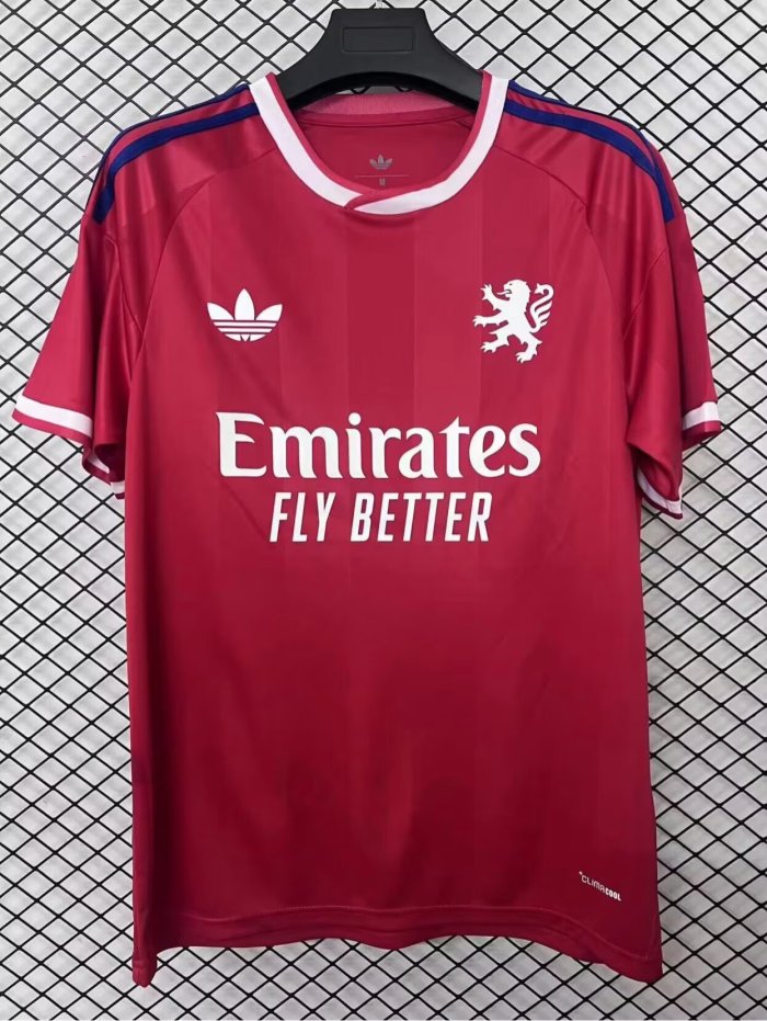 26-27 Lyon Red Fans Soccer Jersey