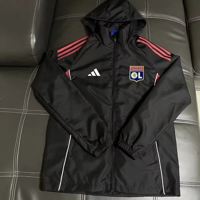 26-27 Lyon Black Windbreaker
