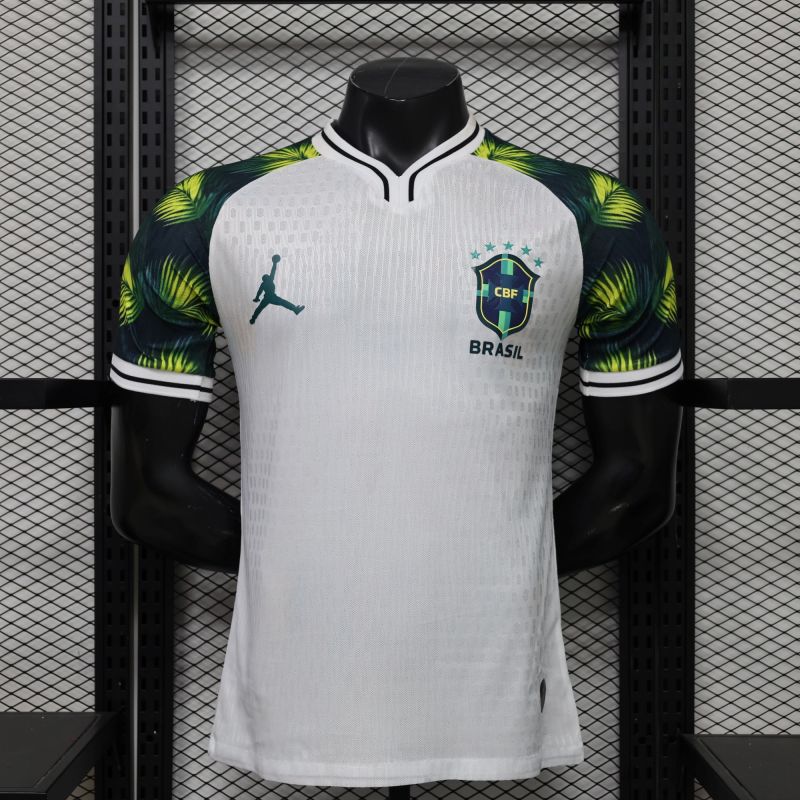 26-27 Brazil White Special Edition Player Version Soccer Jersey