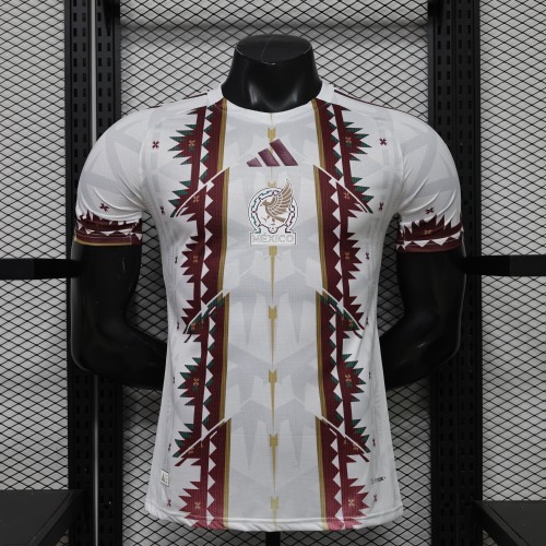 26-27 Mexico White Brown Special Edition Player Version Training shirts