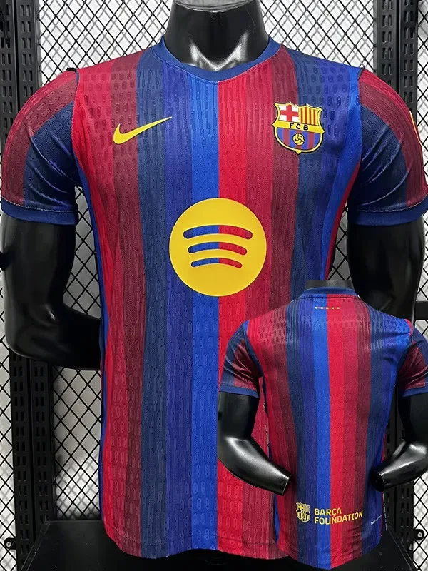 26-27 BAR Home Player Version Soccer Jersey