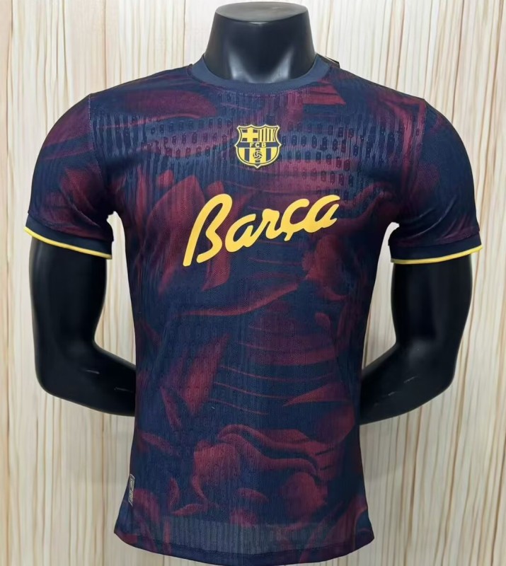 26-27 BAR Brown Black Special Edition Player Version Training shirts