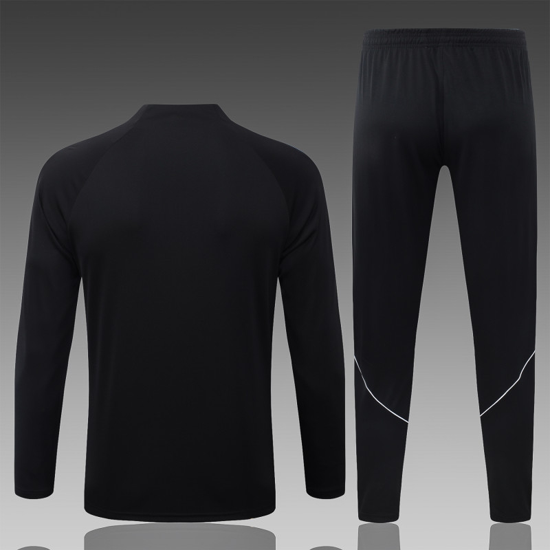 26-27 PSG Black Half Pull Tracksuit (半拉链)