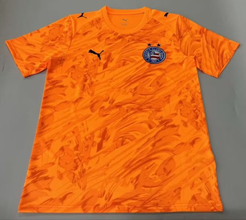 26-27 BaHia Orange Goalkeeper Fans Soccer Jersey